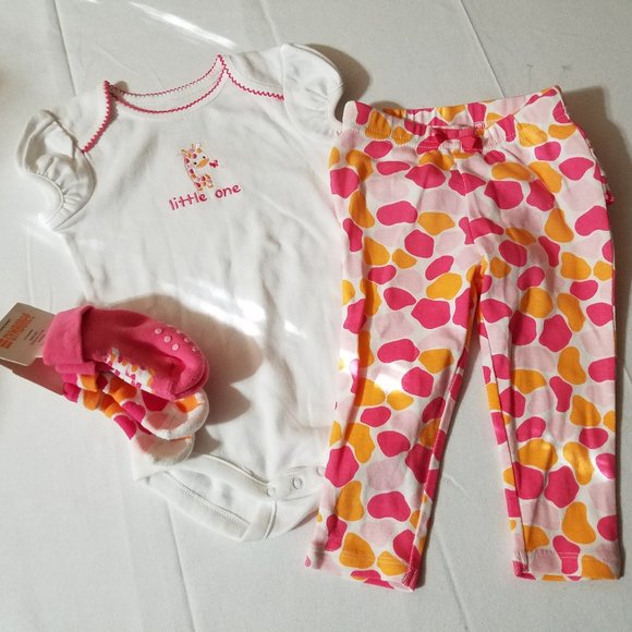 Gymboree Jolly Giraffe NWT 12-18 month Bodysuit. Outlet 12-18 month Pants & 6-12